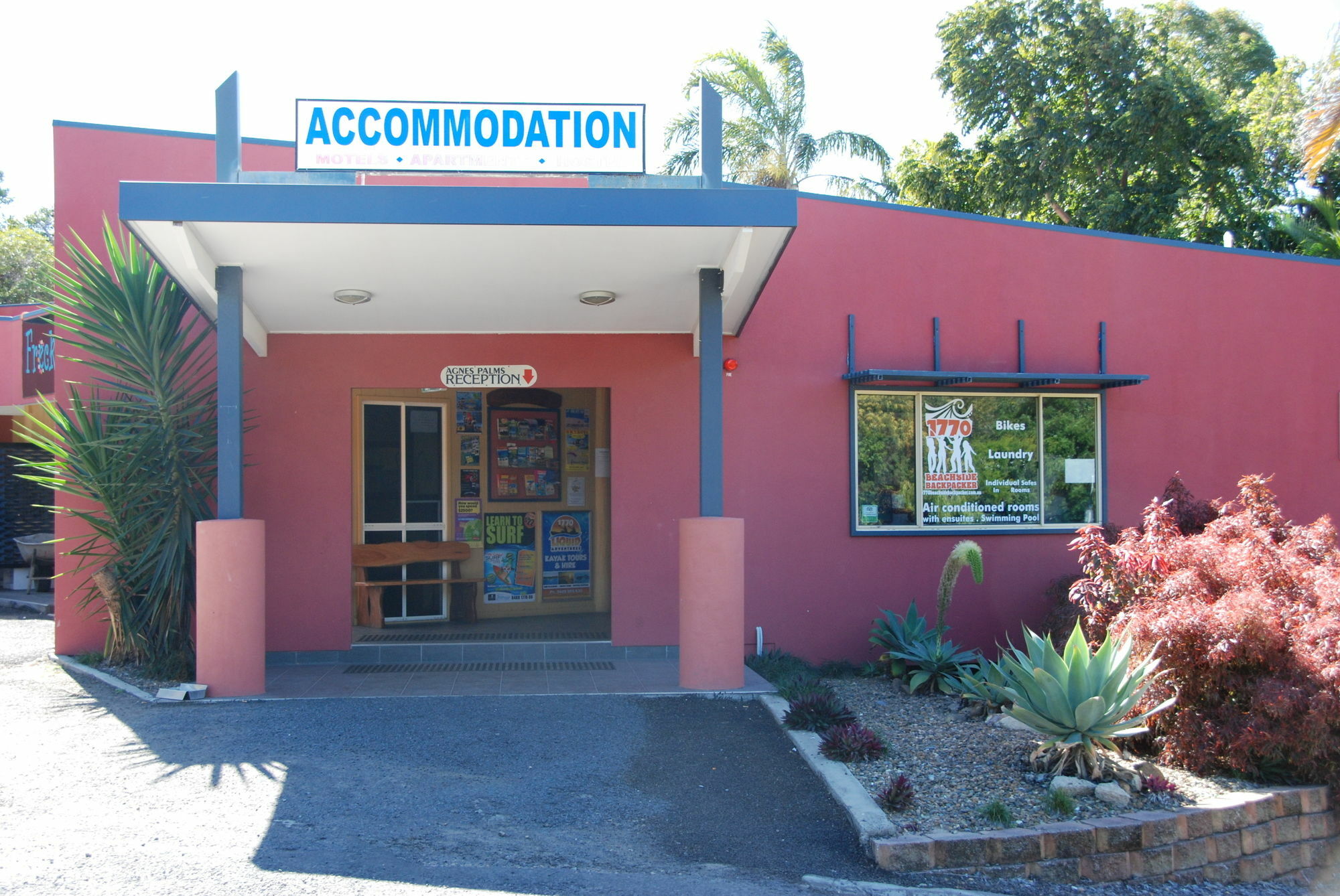 Agnes Palms Motel Agnes Water Luaran gambar